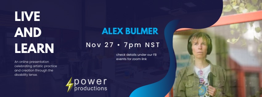 Live & Leran with Alex Bulmer. Nov 27, 2024, 7p,